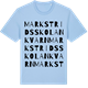 Blue Soul t-shirt med Markstridsskolan Kvarn ordlek t-shirt