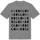 Mid Heather Gray t-shirt med Marocko ordlek t-shirt