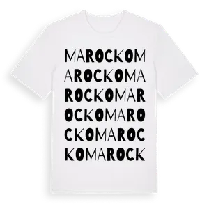 Marocko ordlek t-shirt – ekologisk bomull t-shirt från Pinshirt