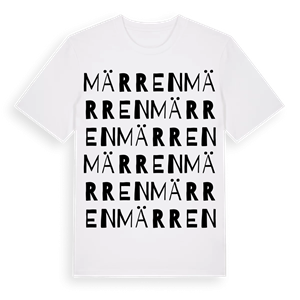 Märren ordlek t-shirt – ekologisk bomull t-shirt från Pinshirt