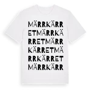 Märrkärret ordlek t-shirt – ekologisk bomull t-shirt från Pinshirt