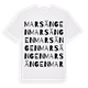 Marsängen ordlek t-shirt