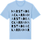 Blue Soul t-shirt med Marstadbackarna ordlek t-shirt