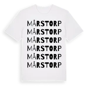 Mårstorp ordlek t-shirt – ekologisk bomull t-shirt från Pinshirt