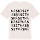 Vintage White t-shirt med Måsnäset ordlek t-shirt