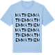 Blue Soul t-shirt med Mathem ordlek t-shirt