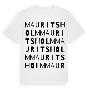 Mauritsholm ordlek t-shirt – ekologisk bomull t-shirt från Pinshirt