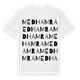 White t-shirt med Medhamra ordlek t-shirt