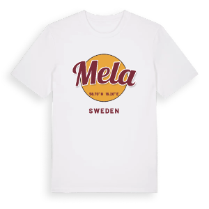 Mela cirkel t-shirt – ekologisk bomull t-shirt från Pinshirt