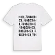 Melängen ordlek t-shirt