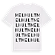 Melhult ordlek t-shirt