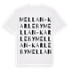 Mellan-Karleby ordlek t-shirt