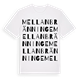 Mellanbränninge ordlek t-shirt