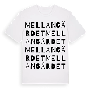 Mellangärdet ordlek t-shirt – ekologisk bomull t-shirt från Pinshirt