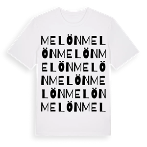 Melön ordlek t-shirt – ekologisk bomull t-shirt från Pinshirt