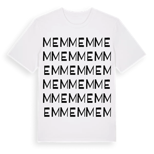 Mem ordlek t-shirt – ekologisk bomull t-shirt från Pinshirt
