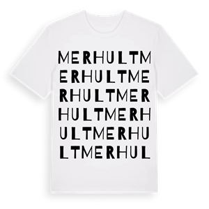 Merhult ordlek t-shirt – ekologisk bomull t-shirt från Pinshirt