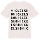 Vintage White t-shirt med Mickelsbo ordlek t-shirt
