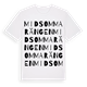 Midsommarängen ordlek t-shirt