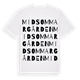 Midsommargården ordlek t-shirt