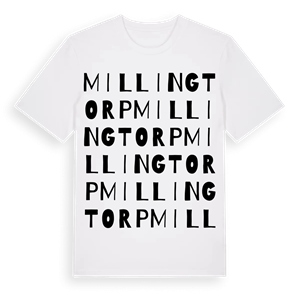 Millingtorp ordlek t-shirt – ekologisk bomull t-shirt från Pinshirt