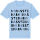 Blue Soul t-shirt med Minas stenar ordlek t-shirt