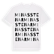 Minas stenar ordlek t-shirt