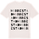 Vintage White t-shirt med Minnestad ordlek t-shirt
