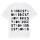 Minnestad ordlek t-shirt