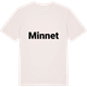 Vintage White t-shirt med Minnet fetstil t-shirt