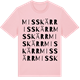 Pink Cotton t-shirt med Misskärr ordlek t-shirt