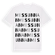 Missunnan ordlek t-shirt