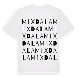 Mixdala ordlek t-shirt – ekologisk bomull t-shirt från Pinshirt