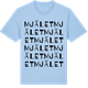 Blue Soul t-shirt med Mjälet ordlek t-shirt