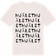 Vintage White t-shirt med Mjälet ordlek t-shirt