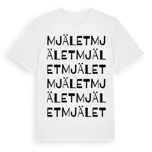 Mjälet ordlek t-shirt – ekologisk bomull t-shirt från Pinshirt