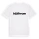 White t-shirt med Mjällerum fetstil t-shirt