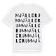 Mjällerum ordlek t-shirt