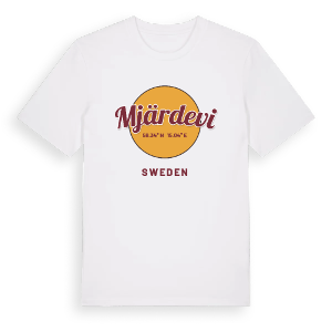 Mjärdevi cirkel t-shirt – ekologisk bomull t-shirt från Pinshirt