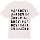 Vintage White t-shirt med Mjärdevi ordlek t-shirt