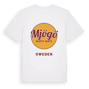 Mjögö cirkel t-shirt – ekologisk bomull t-shirt från Pinshirt