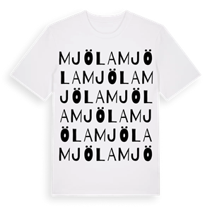Mjöla ordlek t-shirt – ekologisk bomull t-shirt från Pinshirt