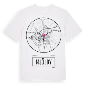 Mjölby t-shirt – ekologisk bomull t-shirt från Pinshirt