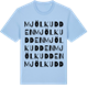 Blue Soul t-shirt med Mjölkudden ordlek t-shirt