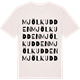 Vintage White t-shirt med Mjölkudden ordlek t-shirt