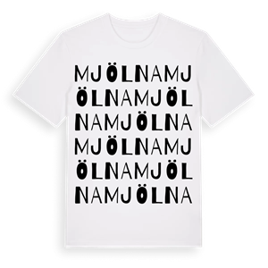 Mjölna ordlek t-shirt – ekologisk bomull t-shirt från Pinshirt
