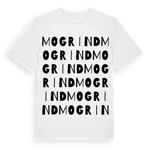 Mo grind ordlek t-shirt – ekologisk bomull t-shirt från Pinshirt
