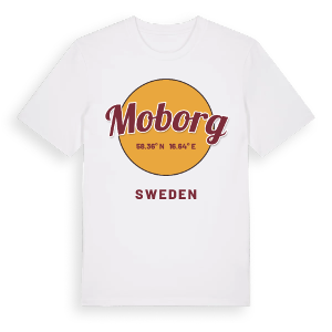Moborg cirkel t-shirt – ekologisk bomull t-shirt från Pinshirt