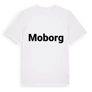 Moborg fetstil t-shirt – ekologisk bomull t-shirt från Pinshirt