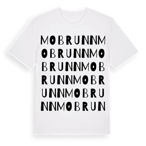 Mobrunn ordlek t-shirt – ekologisk bomull t-shirt från Pinshirt